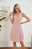 Round Neck Suspender Loose Sleeveless Dresses