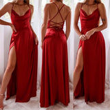 Backless Halter Waist Long Dress