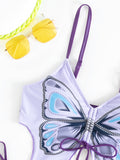 Quick Dry Swimsuit Butterfly Bikini Sets