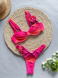 3D Flower Sexy Bikini