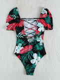 Sexy Printed One-Piece Swimsuit