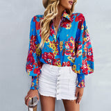 Long Sleeve Printed Shirt Tops