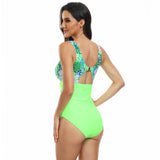 Sports Lace One Piece Swimsuit Bikinis