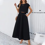 Sleeveless Top And Long Skirt Sets