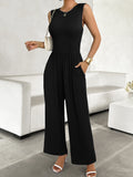 Slim-Fit Sleeveless Jumpsuits