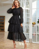 Vintage Lace Slim Dresses