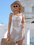 Sleeveless Hollow Out Slit Swimsuit Cover Up Dresses