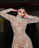 See-Through Sequined Sexy Jumpsuits