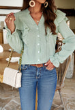 Long Sleeve Ruffle Shirts