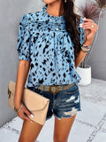 Printed Short-Sleeved Top