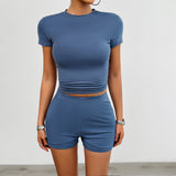 Slim-Fit Short Sleeve + Shorts Sets