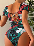 Sexy Printed One-Piece Swimsuit