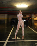See-Through Sequined Sexy Jumpsuits