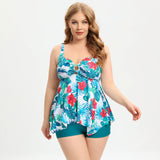 Plus Size Swimsuit Tankini Bikini Boxer Briefs