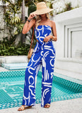 Fashion Printed Trousers Suit