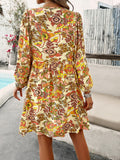 Printed Long Sleeve Dresses