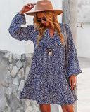 Long Sleeved Casual Holiday Loose Dresses