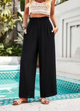 Solid Color Loose Trousers