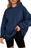 Loose Casual Fleece Pullover Hooded Sweatshirt