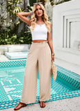 Solid Color Loose Trousers