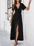 Temperament Slim V-Neck Dresses