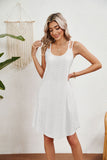 Round Neck Suspender Loose Sleeveless Dresses