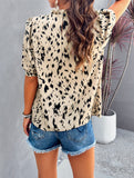 Printed Short-Sleeved Top