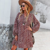 Long Sleeved Casual Holiday Loose Dresses