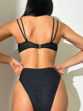 Double Strap Backless Bikinis