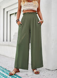 Solid Color Loose Trousers