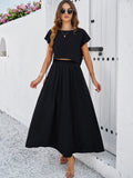 Sleeveless Top And Long Skirt Sets