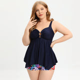 Plus Size Swimsuit Tankini Bikini Boxer Briefs