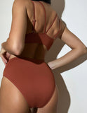 Double Strap Tight Cutout Swimsuits