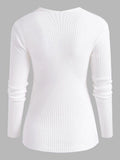 Ribbed Shrug Slim Sweater Shopvhs.com