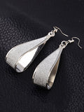 Frosted Water Droplets Earrings