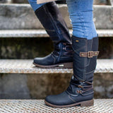 Side Zipper Low Heel Waterproof Non-Slip Wear-Resistant Boots Shopvhs.com