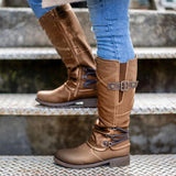 Side Zipper Low Heel Waterproof Non-Slip Wear-Resistant Boots Shopvhs.com