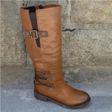 Side Zipper Low Heel Waterproof Non-Slip Wear-Resistant Boots Shopvhs.com