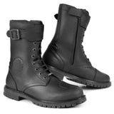 Simple Side Zipper Leather Boots Shopvhs.com