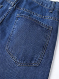 Simple Style Casual Cozy Solid Color Straight Jeans For Men Shopvhs.com