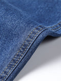 Simple Style Casual Cozy Solid Color Straight Jeans For Men Shopvhs.com