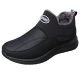 Simple Style Casual Waterproof Fleece Lining Non-Slip Flat Boots Shopvhs.com