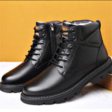 Simple Style Comfy Winter Thermal Martin Boots For Men Shopvhs.com