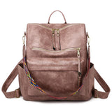 Simple Style Design Zipper Portable Adjustable Shoulder Strap Backpack Shopvhs.com