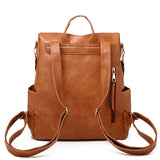 Simple Style Design Zipper Portable Adjustable Shoulder Strap Backpack Shopvhs.com