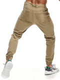 Simple Style Fit Ankle-Banded Pants With Pockets Shopvhs.com