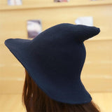 Simple Style Foldable Cotton Witch Hat Shopvhs.com
