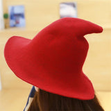Simple Style Foldable Cotton Witch Hat
