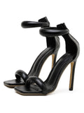 Simple T Strap Stiletto Sandals Shopvhs.com