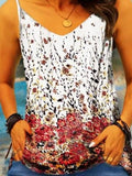 Sleeveless Sling V Print Vest Shopvhs.com